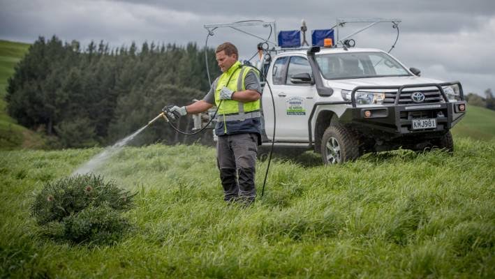 spot spraying